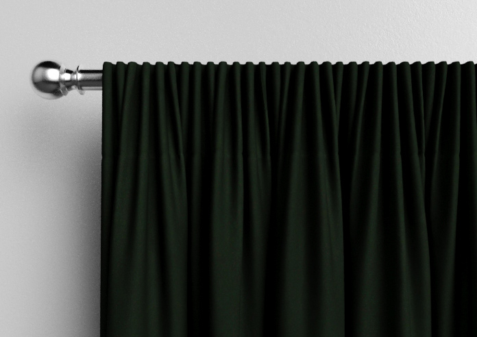 Faux Suede, Bottle Green - Made to Measure Curtains - Image 9